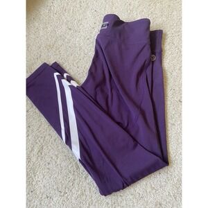 Women's Tori Burch Sport Purple Work Out‎ Active Wear-Size Large- Very Clean